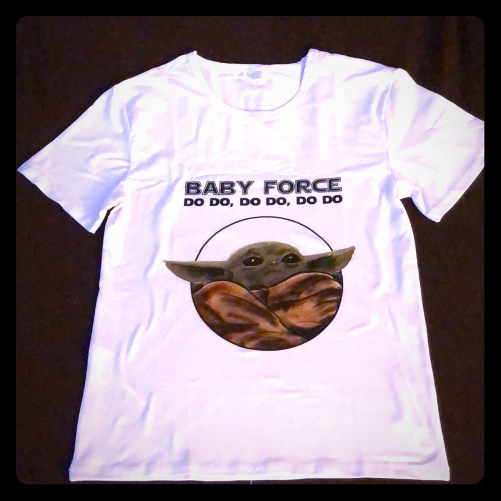 Star Wars Baby Yoda Baby Force Tee Shirt